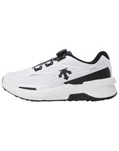 Futect Boa низкие повседневные кроссовки unisex черный, белый Descente