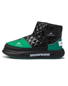 Зимние тактические ботинки коллекция короткие снежные ботинки унисекс, черный/зеленый Snow flying