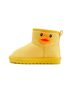 Желтые утиные утепленные детские ботинки cotton с амортизацией и устойчивостью к истиранию, Duck желтый B.duck