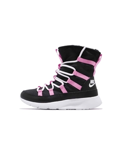 Venture нескользящие ботинки Crew для детей черные розовые подростки, черный/розовый Nike