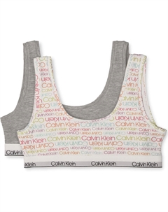 Бюстгальтеры-бралетты Girls Modern Cotton, поштучно и в упаковке, Grey/Ck Multicolor Calvin klein