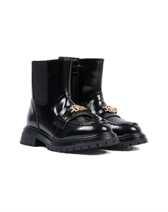 Ботинки с эффектом металлик, черный Tommy hilfiger junior