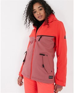 Неоново розовая лыжная куртка Eclipse Billabong
