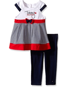 Комплект детской одежды Leather Braided - Casual, Navy Tommy hilfiger