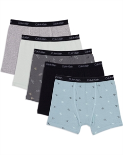 Комплект из 5 трусов-боксеров для мальчиков, Calvin Trucks Calvin klein