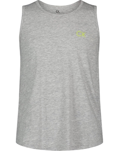 Майка Girls Performance, без рукавов, с круглым вырезом, с логотипом, Grey Gradient Calvin klein