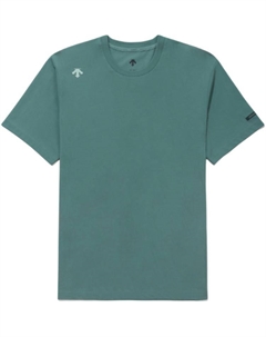 Футболка унисекс, зеленый Descente