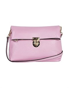 Розовая сумка из натуральной кожи La reine blanche