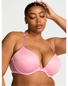 Сексуальный бюстгальтер пуш-ап с кружевом в виде ромашки, front close pink hope Victoria's secret