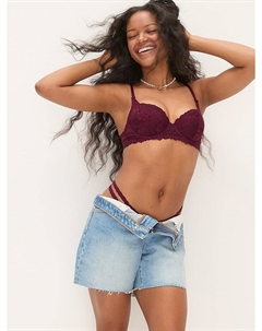 Бюстгальтер-Балконет пуш-ап Wink, bling lace wild rose Pink wink