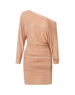 Женское платье с длинными рукавами Self Portrait золотое, золотой Self-portrait