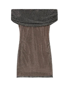 Женское черное классическое платье без рукавов Self portrait, черный Self-portrait