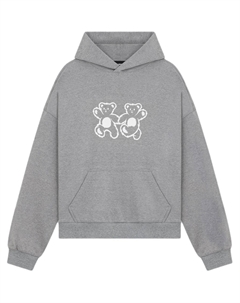 Толстовка с капюшоном Teddy Twins, серый We11done