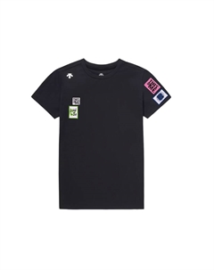 Футболка унисекс, черный Descente