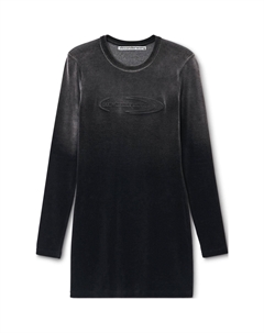 Мини-платье с длинными рукавами, черный Alexander wang