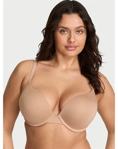 Бюстгальтер-Бюстгальтер Bombshell с двумя чашками и логотипом, пуш-ап, cotton praline The t-shirt