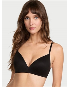 Бюстгальтер пуш-ап с косточками без косточек, smooth black Love cloud