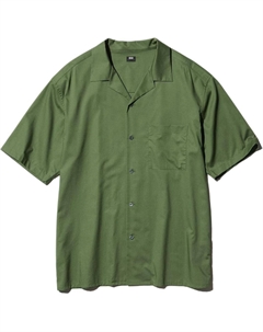 Рубашка Unisex Olive Green Uniqlo