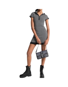 Платье с капюшоном mk2000, черный Michael kors