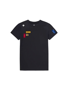 Футболка унисекс, черный Descente