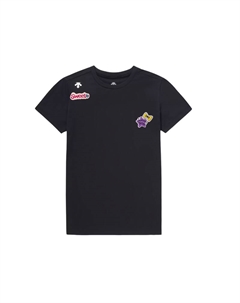 Футболка унисекс, черный Descente