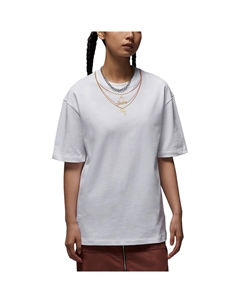 Футболка с рукавом дроп-шоулд женская белая Jordan