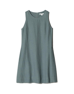 Женское платье без рукавов цвет grass green Uniqlo