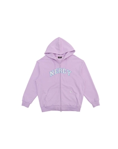Свитшот унисекс фиолетовый Nerdy