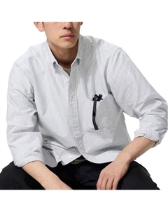 Рубашка Unisex темно-зеленый Uniqlo