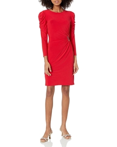 Женское трикотажное платье с эффектными рукавами, Scarlet Tommy hilfiger