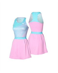 Женское платье без рукавов, фиолетовый Mizuno