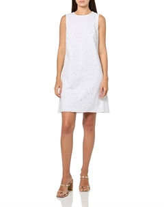 Женское платье-трапеция без рукавов Meadow с люверсами, Bright White Tommy hilfiger