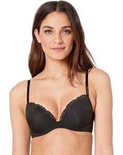 Соблазнительный комфортный бюстгальтер для женщин с индивидуальным дизайном QF5062, Black Calvin klein