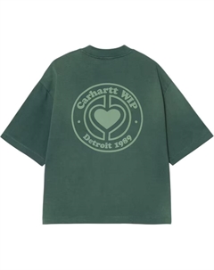 Футболка с втачным рукавом FW25 для женщин, зеленый Carhartt wip