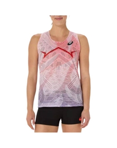 Женский топ Shimmery Red, красный Asics