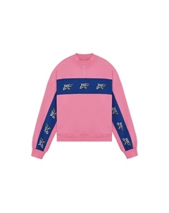 Свитшот унисекс розовый We11done