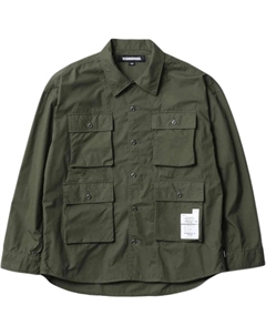 Длинный рукав рубашка, оливковый Neighborhood