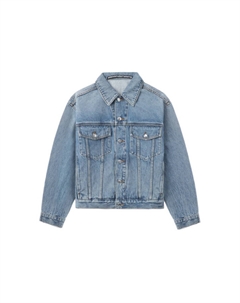 Джинсовая куртка женская, синий Alexander wang