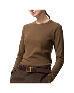 Футболка женская коричневая Uniqlo