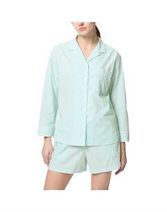 Пижамный комплект женский изумрудно-зеленый Uniqlo