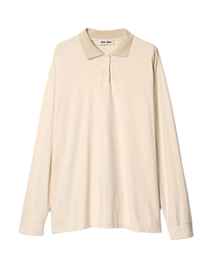 Женская поло серый ropes Miu miu