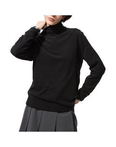 Футболка женская, черный Uniqlo