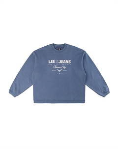 Унисекс свитшот, синий Lee