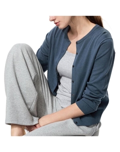 Топ женский синий Uniqlo