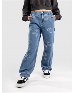 Джинсы Stamp Jeans, stamp print/blue Carhartt wip