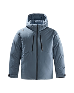 Пуховик унисекс, синий Descente