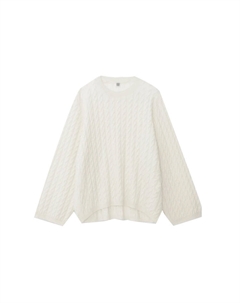 Кашемировый свитер FW21 женский TOTEME, экрю Toteme