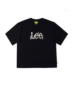 Футболка унисекс, черный Lee