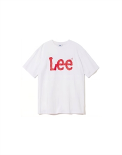 Футболка унисекс белая Lee