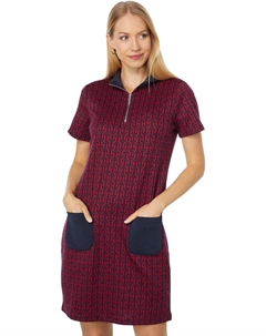 Платье Zip Jacquard, Chili Multi Tommy hilfiger